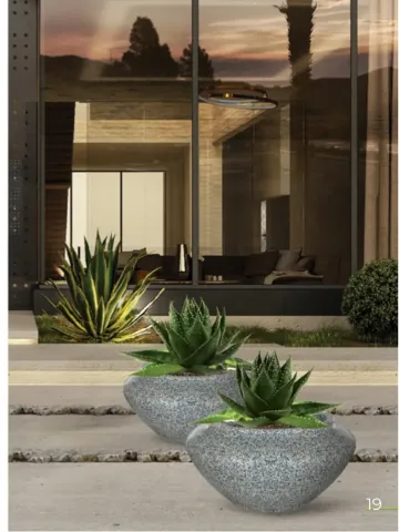 Girato – Jardinières effet granit